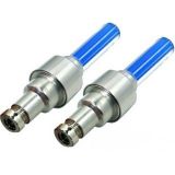 Flashing Flash Wheel Lights (2 x 2 Pcs) For All Cars / Bikes - Blue
