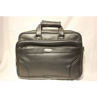 Office File Executive Synthetic Leather Bag Black