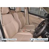 Car Seat Covers Leatherite Beige + Washable- Hyundai I10 + Free Dvd Holder+ Warranty