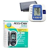 Diabetic Free Combo Accu Chek Glucose Monitor & Omron 7203 Bp Monitor