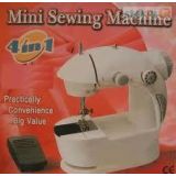4 In 1 Mini Sewing Machine With Adaptor And Pedal (Compact With Dual Power)