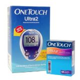 Johnson And Johnson Onetouch Ultra 2 Blood Glucose Monitor Glucometer Combo For Diabetics