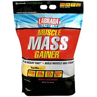 Labrada Muscle Mass Gainer (12Lbs),vanilla,100% Genuine