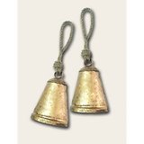 Triangle shaped Swiss wall fancy door bell home decor mandir hanging cow antique bells DDLJ gift