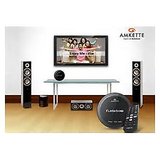 HD Media Player Amkette Flash TV 1080p, Remote, HDMI Cable Supports USB & SD