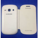 FLIP CASE COVER POUCH FOR Samsung Galaxy Fame Duos GT-S6812 (White)