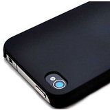 Black Ultra Thin Rubberized Matte Hard Case Cover for Apple iPhone 4s