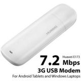 Huawei E173 3g Data Card 7.2mbps 3g Usb Modem, Auto Apn, Huawei Logo,white