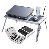 BSE Portable Laptop Stand Foldable eTable With 2 USB Cooling Fans Notebook