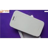 Micromax A110 Canvas 2 Battery Back Detachable Flip Book Cover White