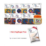 Sahara Q Shop Mix Spice Combo Offer (Pack of 18) & 1 Kg Sugar Free