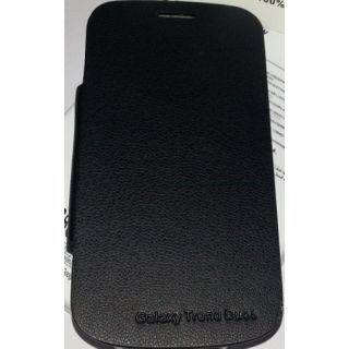 Samsung Galaxy S Duos 7562 Flip Cover Case Black