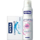 Nivea Whitening Smooth Skin Deodorant Spray with Soap Free - 150 ml (For Women)