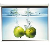10x8 Swastik Brand Instalock Projector Screens Imported Fabrics H.gain....easy To Hang On Wall With Only Two Kneel Clone