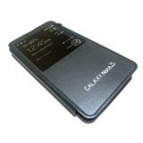 Samsung Galaxy Note 3 N9000 S View Flip Cover Case- Black Colour
