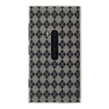 Amzer 95281 Luxe Argyle High Gloss Tpu Soft Gel Skin Case Clear For Nokia Lumia 920