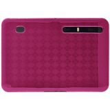Amzer Luxe Argyle High Gloss Tpu Soft Gel Skin Case For Motorola Xoom Hot Pink