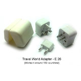 Universal All-in-one Travel Plug Adapter with Pouch - Multi Power Socket