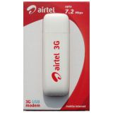 Huawei E1731 3g Data Card 7.2mbps 2g 3g Usb Modem Auto Apn Airtel Logo White