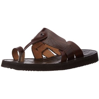 leather chappal for mens