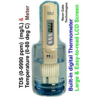 Hm Digital Tds 3 Handheld Digital Tds Meter Thermometer Test Water Purity