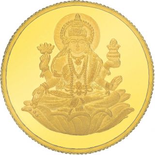 For 25773/-(19% Off) E Gitanjali 10 GM 24KT 995 Purity Laxmi Gold Coin BIS Hallmarked at Shopclues