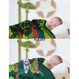 Pack of 2 Woolen Reversible Baby Blanket