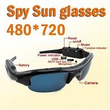 Sun Glasses Hidden Cam Camera Mini HD DV CamCorder DVR Spy Video Recorder FREE WIRELESS TRANSMITTER HEADPHONES