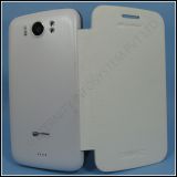 Micromax A110 Canvas 2 Superfone Luxury Leather Flip Hard Back Cover Case En