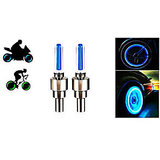 Colorful Magic Tyre Tire Flashing Flash Wheel Lights For All Bikes & Cars 1 Pa