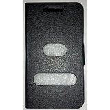 Book Type Table Talk Flip Case For Samsung Galaxy S Advance I9070 - Black