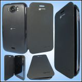 Micromax A110 Canvas 2 Superfone No Back Replacement Leather Flip Cover Case
