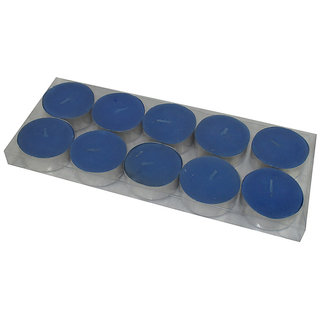 MAV Tea-light Candles (Blue, Pack Of 10)