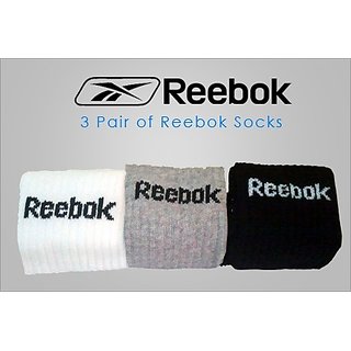 RBK socks pair of 3 at lowest price 3 pair RBK socks 55% OFF