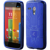 Motorola Moto G Cruzerlite Bugdroid Circuit Case for Motorola Moto G - Blue