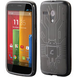 Motorola Moto G Cruzerlite Bugdroid Circuit Case for Motorola Moto G - Smoke