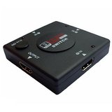 3 Port HDMI mini Switcher, 3 in 1 Switch 1080P HDMI Splitter HDTV, PC, DVD, PS3