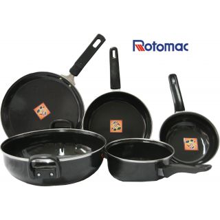 rotomac1356420908 1362049523 Rotomac Hard Coat Induction Cookware 5 Pcs @Rs.452