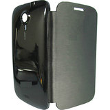 Micromax Canvas HD Black Flip Case Cover For Micromax A116 Canvas HD