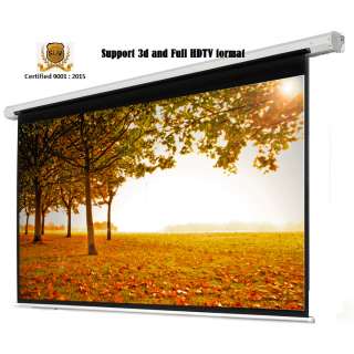 Elcor Wall Type Projector Screen Size - 6 Ft. x 4 Ft. In Imported High Gain Fabric With 1.2 Gain