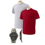 Stylish Set Of 2 Round Neck T Shirts M.no 2