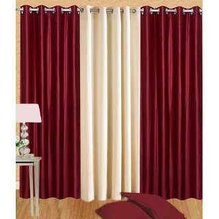 JBG Home Store Set of 3 Long Door Curtains(4x9ft): Buy JBG Home ...