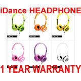 iDance Headphones FREE Lightweight with mic, on ear earphone+dj like skullcandy