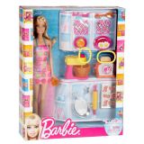 Barbie Doll And Kitchen Accessory Set