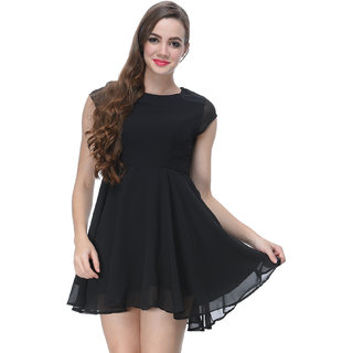 black going out dress