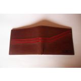 Mens Gents Brown Designer Genuine Leather Wallet Soft Leather Purse