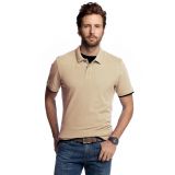 Born To Ride Special Combo Of Polo And Round Neck T Shirt Beige