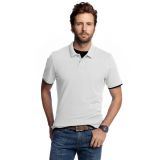 Born To Ride Special Combo Of Polo And Round Neck T Shirt White