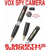 Vox Spy Pen Video Camera 4 Gb Inbuilt Memory & Use As A Pen Drive Data Cam