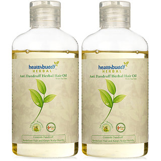 Healthbuddy Herbal Anti Dandruff Hair Oil 2Packs Of 200 Ml Each